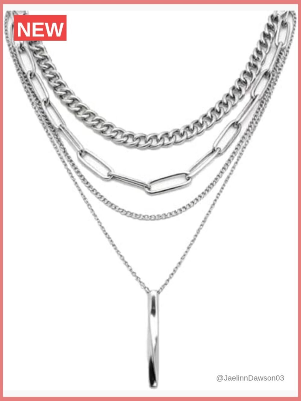 Layered Necklace Set for Women Trendy Dainty Chain Necklace Fashion Layer